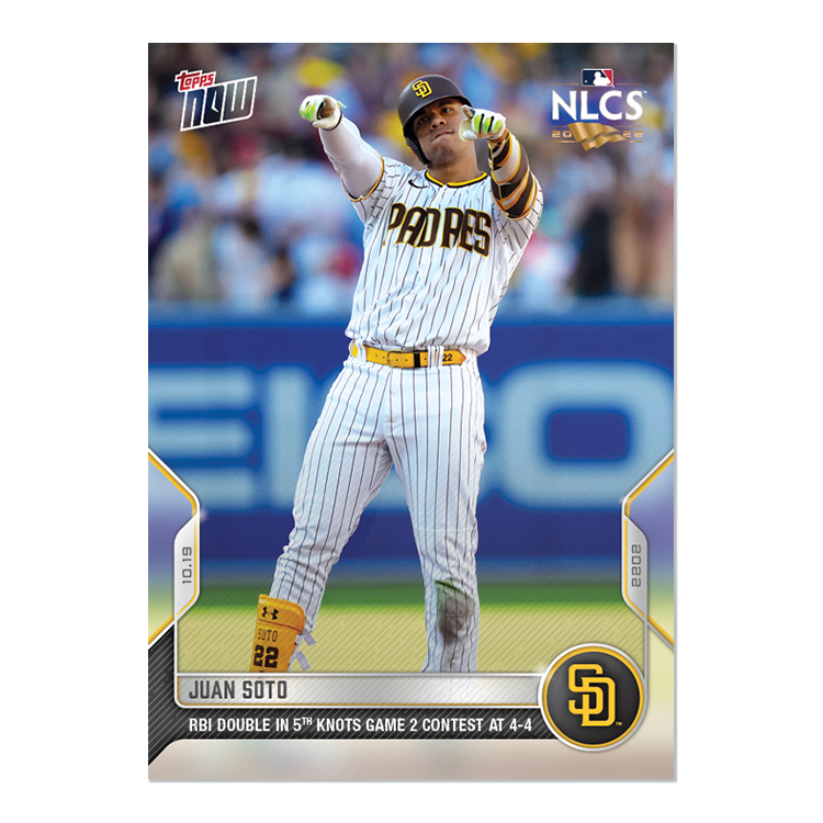 Juan Soto  - 2022 MLB Topps NOW® Card 1104 - PR: 621
