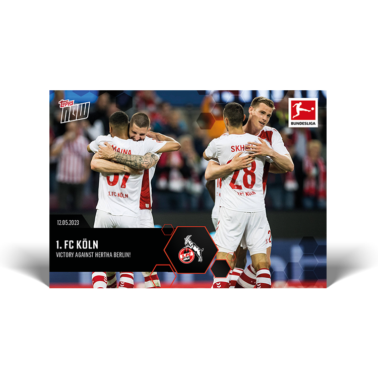 Victory against Hertha Berlin! - Bundesliga Topps NOW® Card #199 - PR: 60