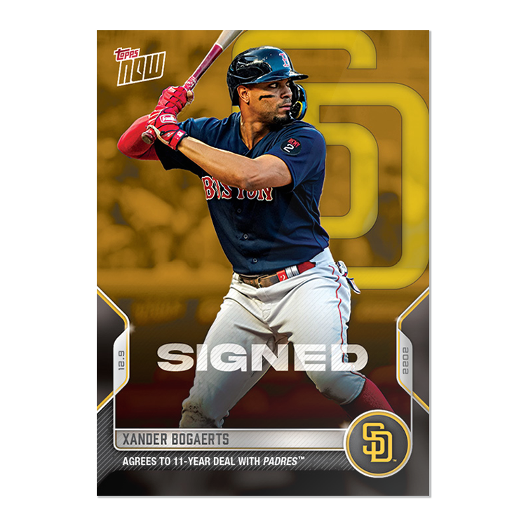 Xander Bogaerts  - 2022 MLB Topps NOW® Card OS47 - PR: 391