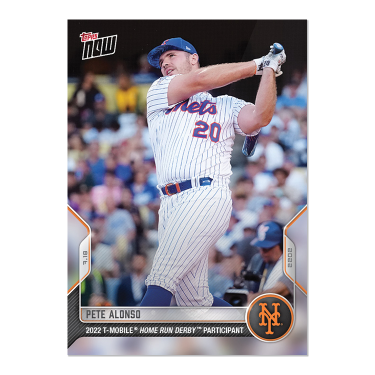 Pete Alonso  - 2022 MLB Topps NOW® Card 559 - PR: 613