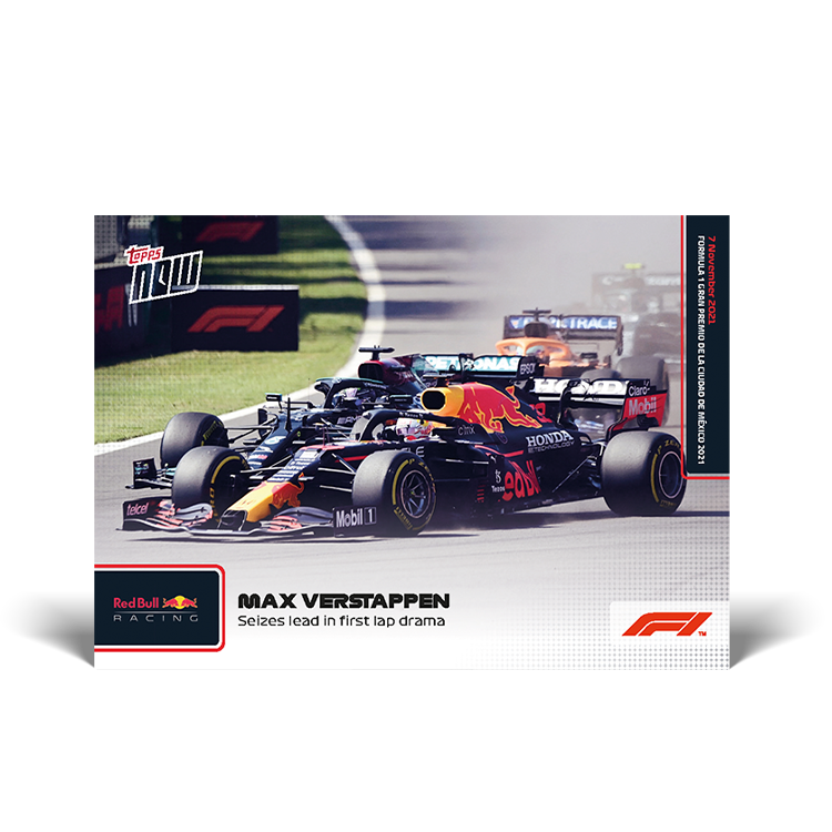 Seizes lead in first lap drama - F1 Topps NOW® Card #69 - PR: 1869