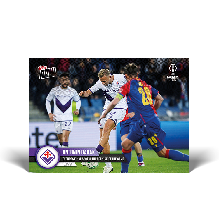 Secures final spot with last kick of the game - EL Topps NOW® Card #50 - PR: 162