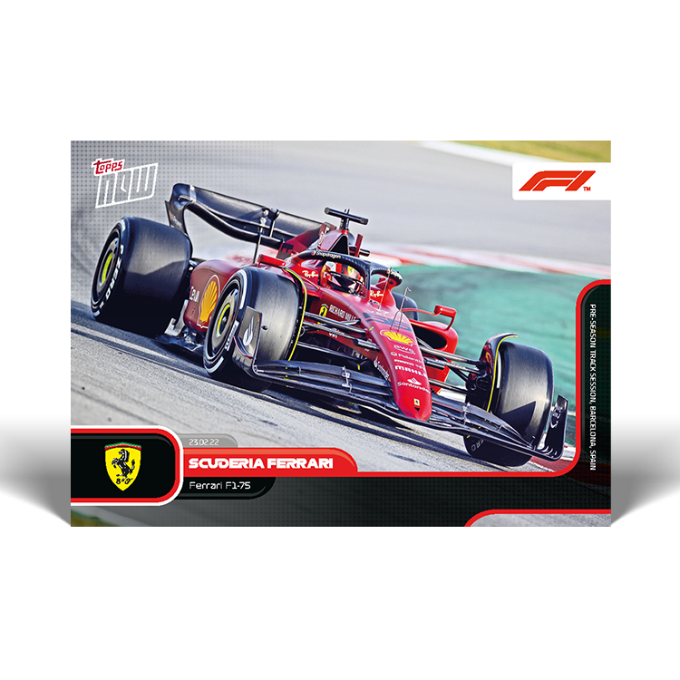 Road to...2022 -  Ferrari Scuderia F1-75 - F1 Topps NOW® Card #P05 - PR: 1485