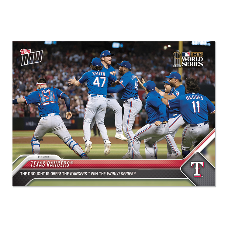Texas Rangers  - 2023 MLB Topps NOW® Card 1078 - PR: 2205