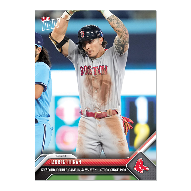 Jarren Duran  - 2023 MLB Topps NOW® Card 521 - PR: 546