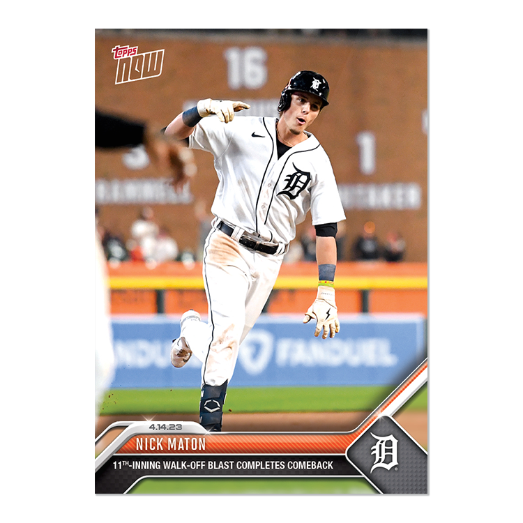 Nick Maton  - 2023 MLB Topps NOW® Card 118 - PR: 549