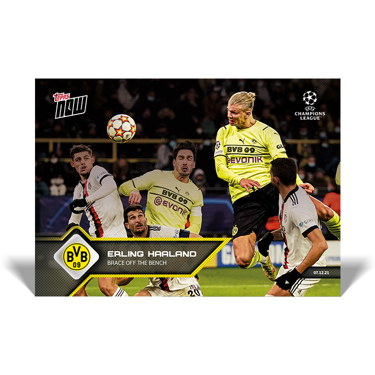 Brace off the bench - UCL Topps NOW® Card #95 - PR: 1170