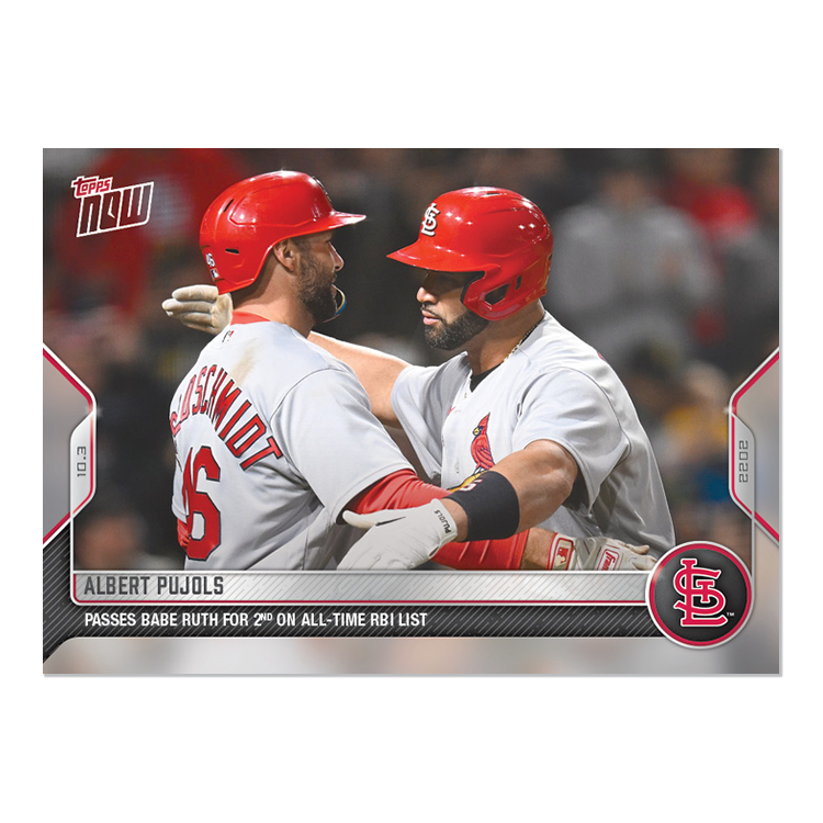 Albert Pujols  - 2022 MLB Topps NOW® Card 1007 - PR: 3292