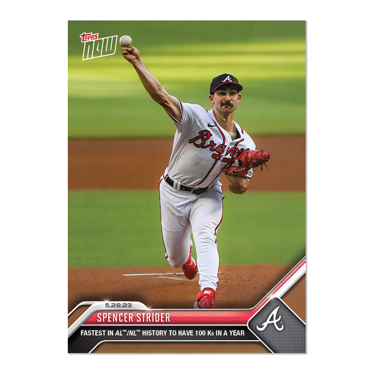 Spencer Strider  - 2023 MLB Topps NOW® Card 356 - PR: 959