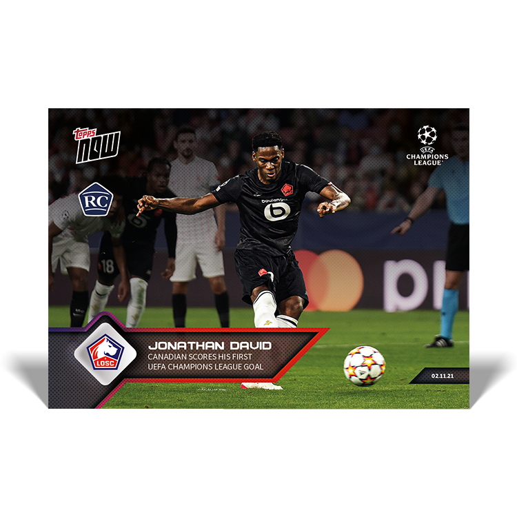 Canadian scores first UEFA Champions League goal in away win - UCL Topps NOW® Card #66 - PR: 3834