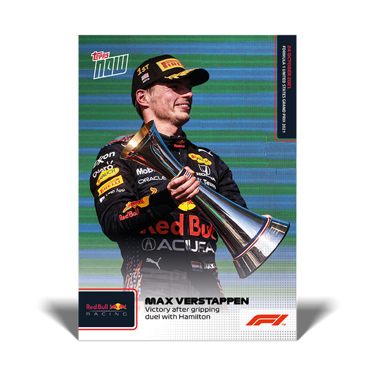 Victory after gripping due with Hamilton - F1 Topps NOW® Card #64 - PR:2234