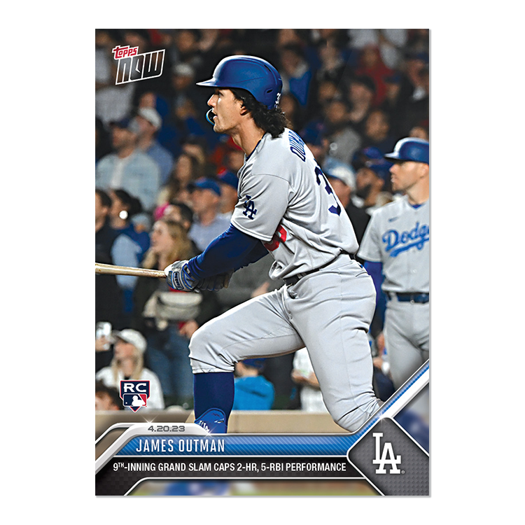 James Outman  - 2023 MLB Topps NOW® Card 156 - PR: 2833
