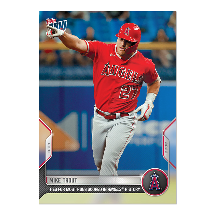 Mike Trout  - 2022 MLB Topps NOW® Card 772 - PR: 866