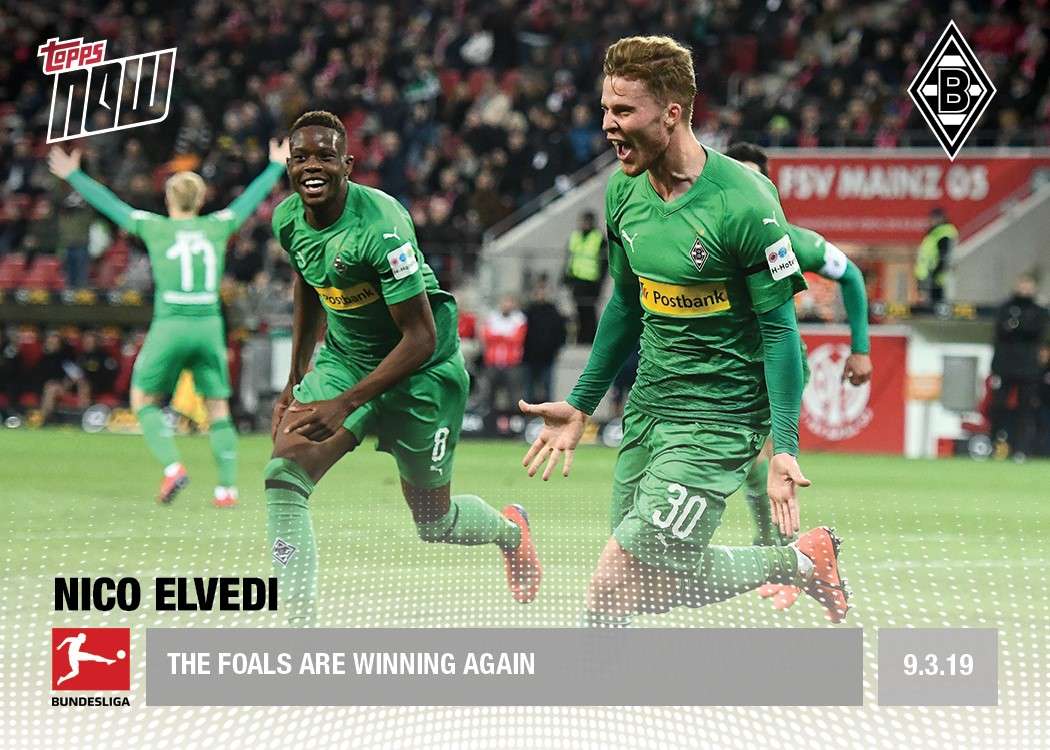 THE FOALS ARE WINNING AGAIN- Bundesliga Topps NOW® Card 89 - Print Run: 38