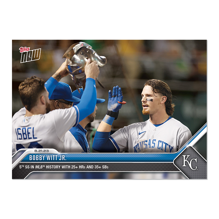 Bobby Witt Jr.  - 2023 MLB Topps NOW® Card 743 - PR: 1197
