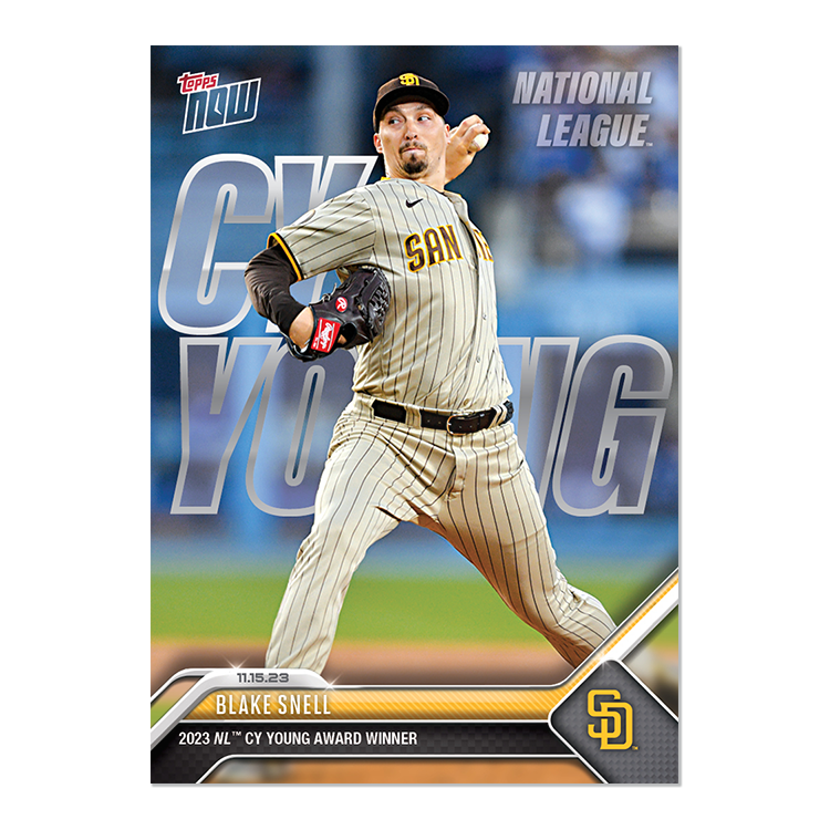 Blake Snell  - 2023 MLB Topps NOW® Card OS15 - PR: 1073