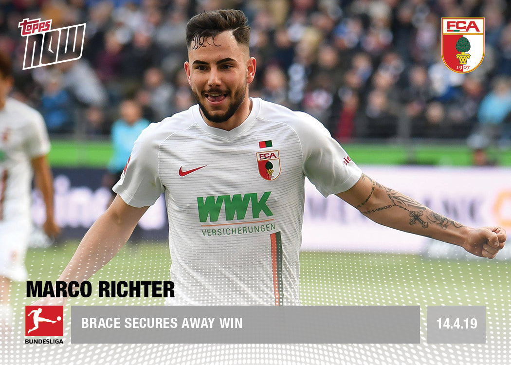 Brace secures away win - Bundesliga Topps NOW® Card 107 - Print Run: 34