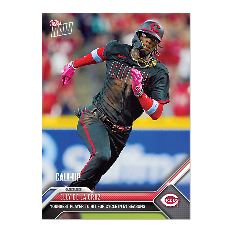 Elly De La Cruz  - 2023 MLB Topps NOW® Card 485 - PR: 28242
