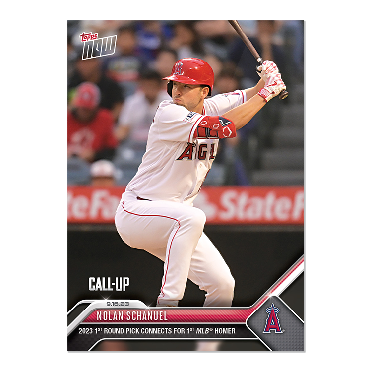 Nolan Schanuel  - 2023 MLB Topps NOW® Card 879 - PR: 1002