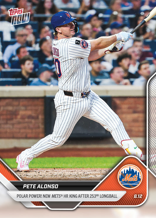 Pete Alonso - 2025 MLB Topps NOW® - Card 553 - LOOK FOR AUTOS & AUTO-RELICS