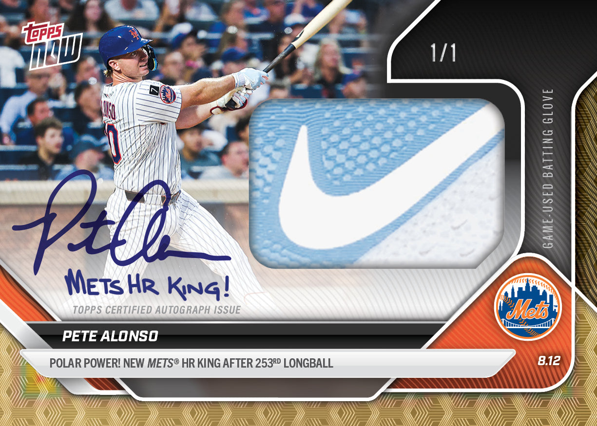 Pete Alonso - 2025 MLB Topps NOW® - Card 553 - LOOK FOR AUTOS & AUTO-RELICS