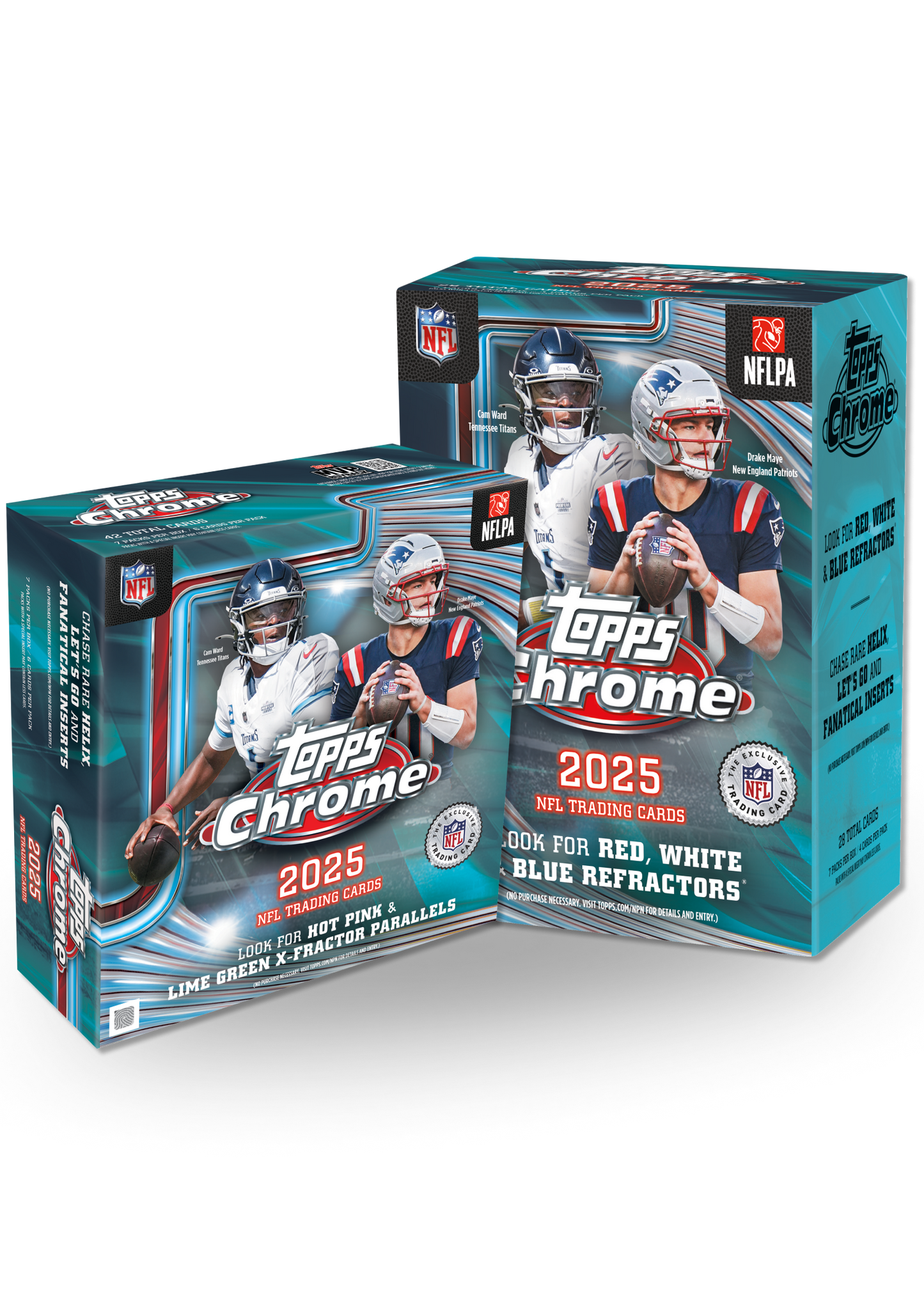 2025 Topps Chrome® Football - Mega Box + Value Box