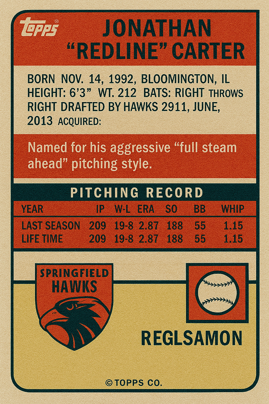 [TEST] [SM] test Card - 2032 Baseball - Mega Box - Topps Stadium Club Baseball - Club card 1979