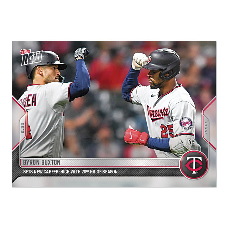Byron Buxton  - 2022 MLB Topps NOW® Card 423 - PR: 268