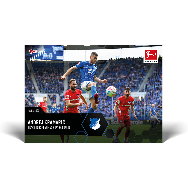 Brace in home win - Bundesliga Topps NOW® Card #162 - PR: 45