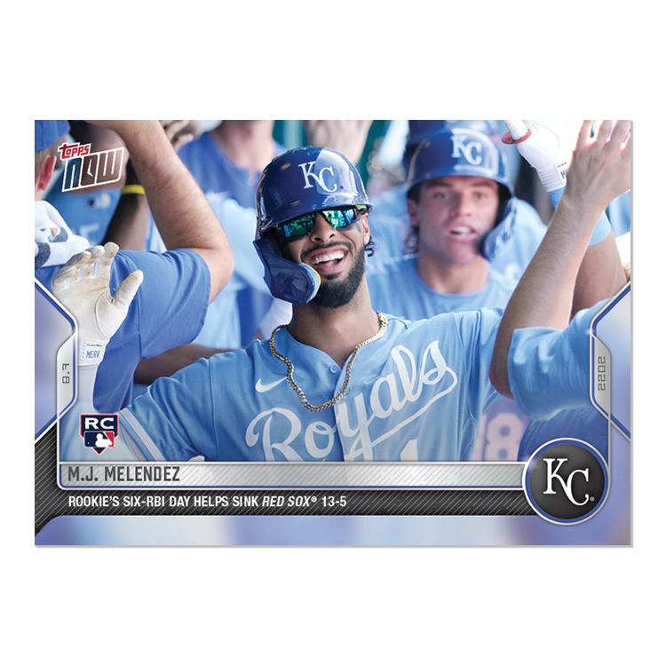 M.J. Melendez  - 2022 MLB Topps NOW® Card 670 - PR: 650