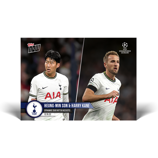 Dynamic duo hit 50 assists  - UCL Topps NOW® Card #41 - PR: 634