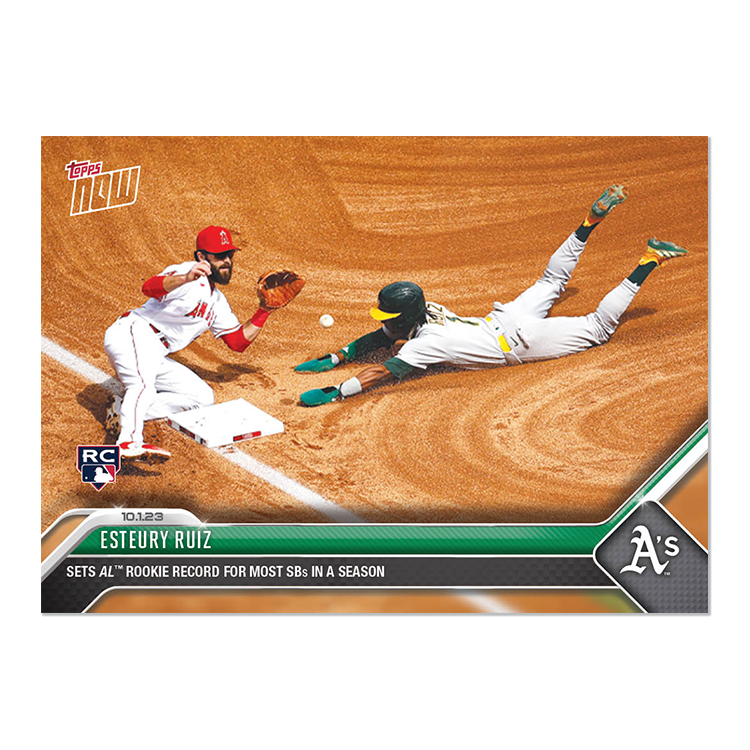 Esteury Ruiz  - 2023 MLB Topps NOW® Card 950 - PR: 1029