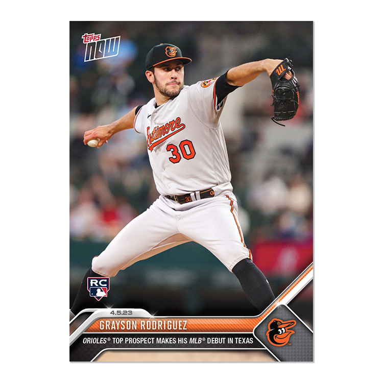 Grayson Rodriguez  - 2023 MLB Topps NOW® Card 57 - PR: 2818