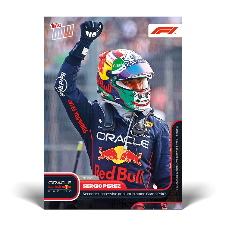 Second successive podium in home grand prix - F1 Topps NOW® Card #74 - PR: 1118