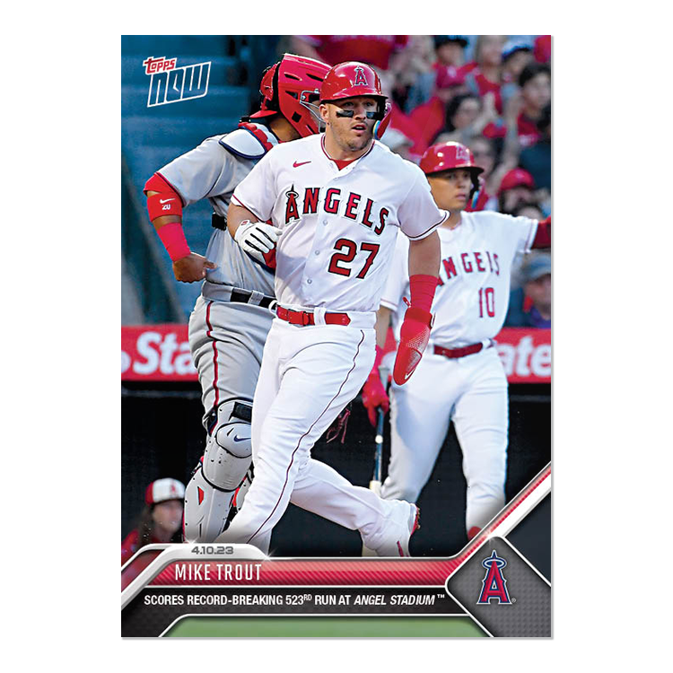 MIke Trout  - 2023 MLB Topps NOW® Card 93 - PR: 931