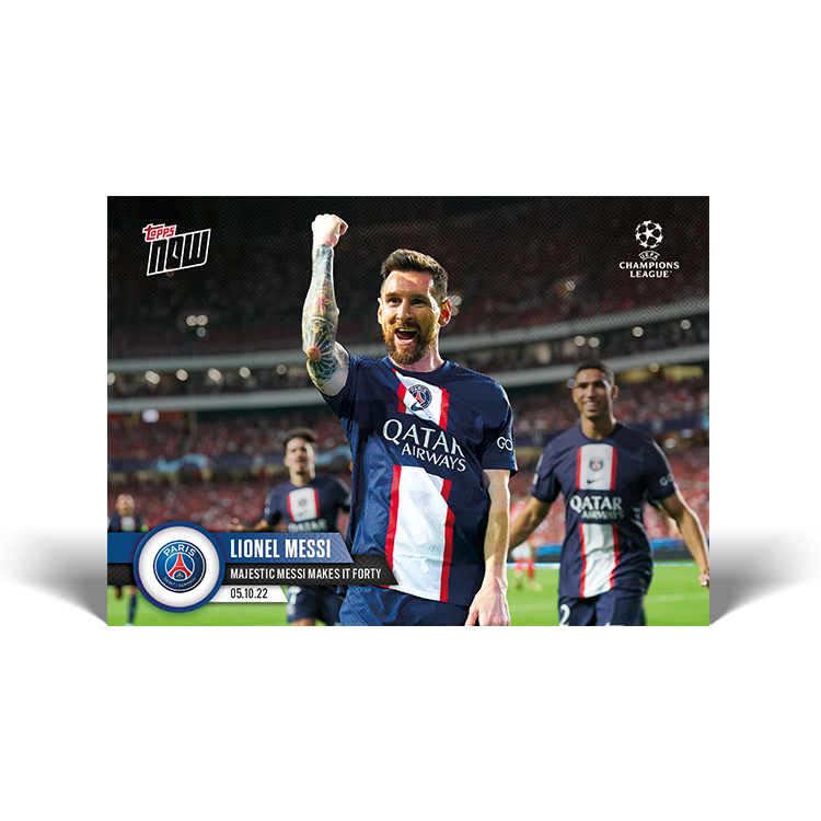 Majestic Messi makes it forty - UCL Topps NOW® Card #33 - PR: 1241