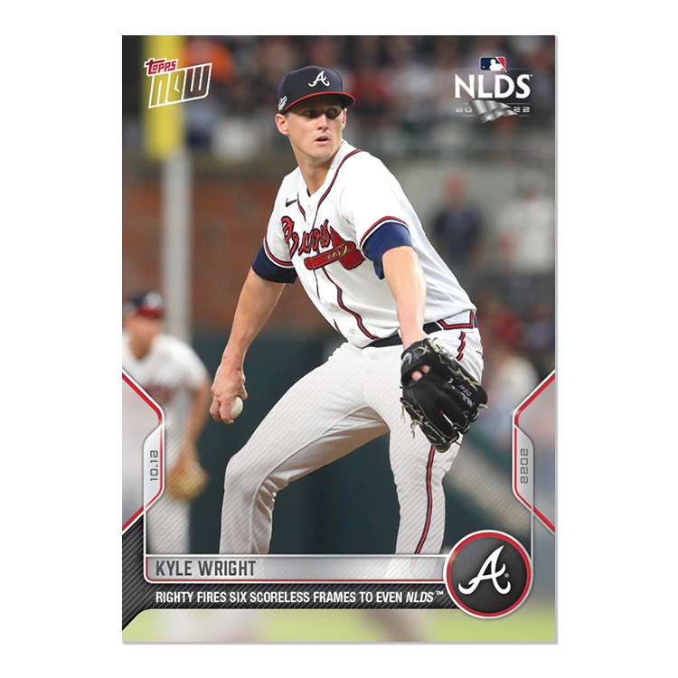 Kyle Wright  - 2022 MLB Topps NOW® Card 1062 - PR: 506