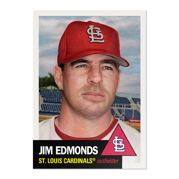 Topps MLB® Living Set® Card #712 - Jim Edmonds - PR: 1323