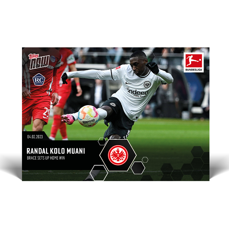 Brace sets up home win - Bundesliga Topps NOW® Card #128 - PR: 820