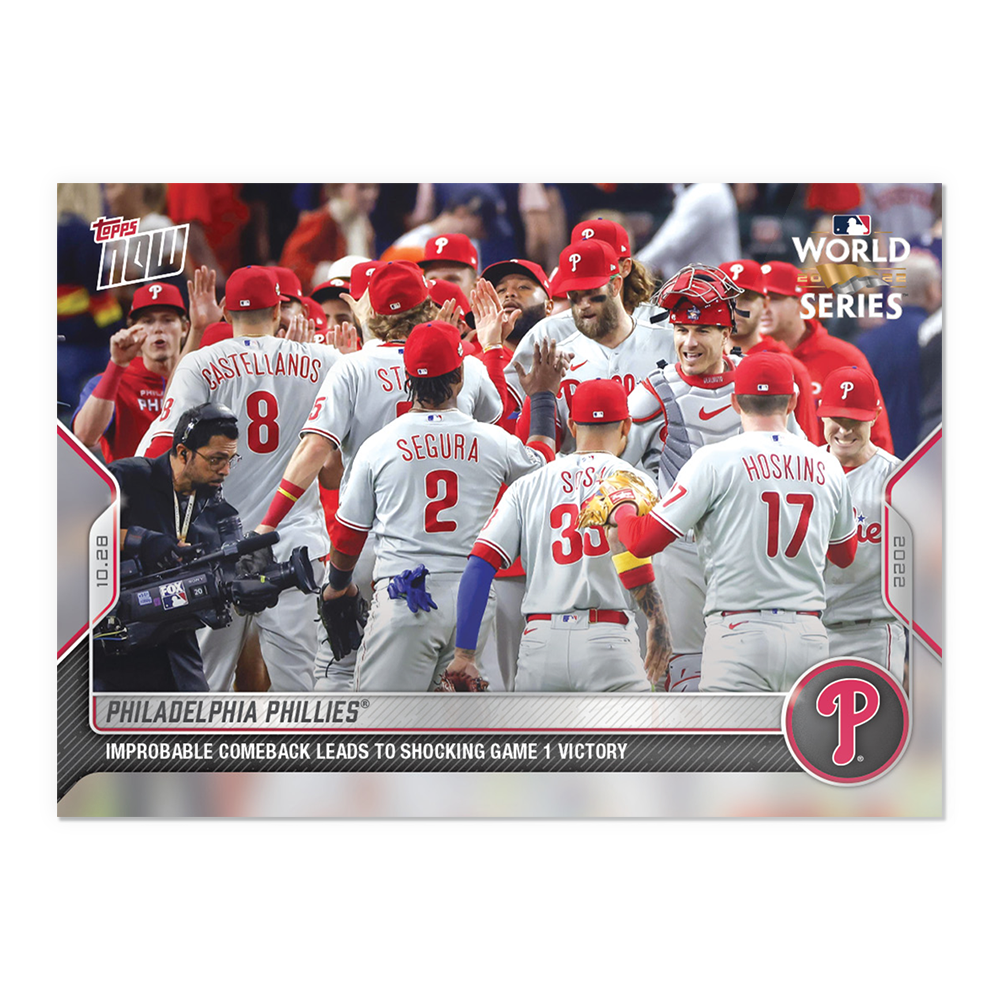Philadelphia Phillies  - 2022 MLB Topps NOW® Card 1137 - PR: 1147