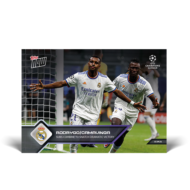 Subs combine to snatch dramatic victory - UCL Topps NOW® Card #27 - PR: 969