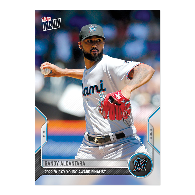 Sandy Alcantara  - 2022 MLB Topps NOW® Card OS13 - PR: 208