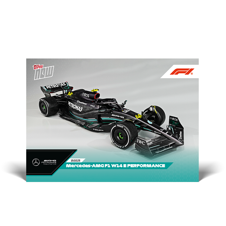 Mercedes-AMG F1 W14 E Peformance - F1 Topps NOW® Card #P008 - PR: 1068