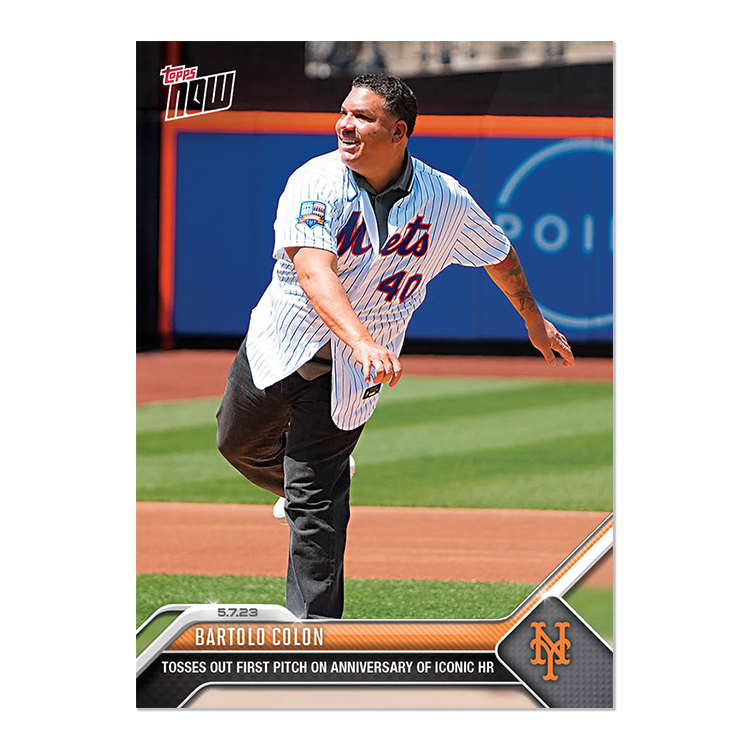Bartolo Colon  - 2023 MLB Topps NOW® Card 246 - PR: 595