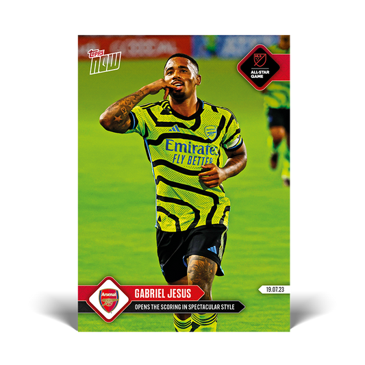 Opens the scoring in spectacular style - ARSENAL Topps NOW® Card #004 - PR: 170