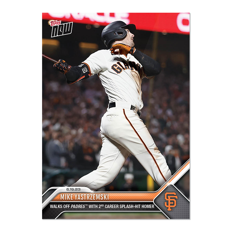 Mike Yastrzemski  - 2023 MLB Topps NOW® Card 467 - PR: 522
