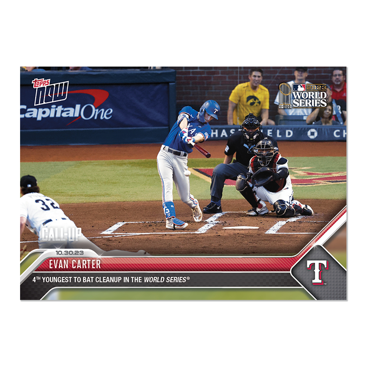 Evan Carter  - 2023 MLB Topps NOW® Card 1062 - PR: 1253