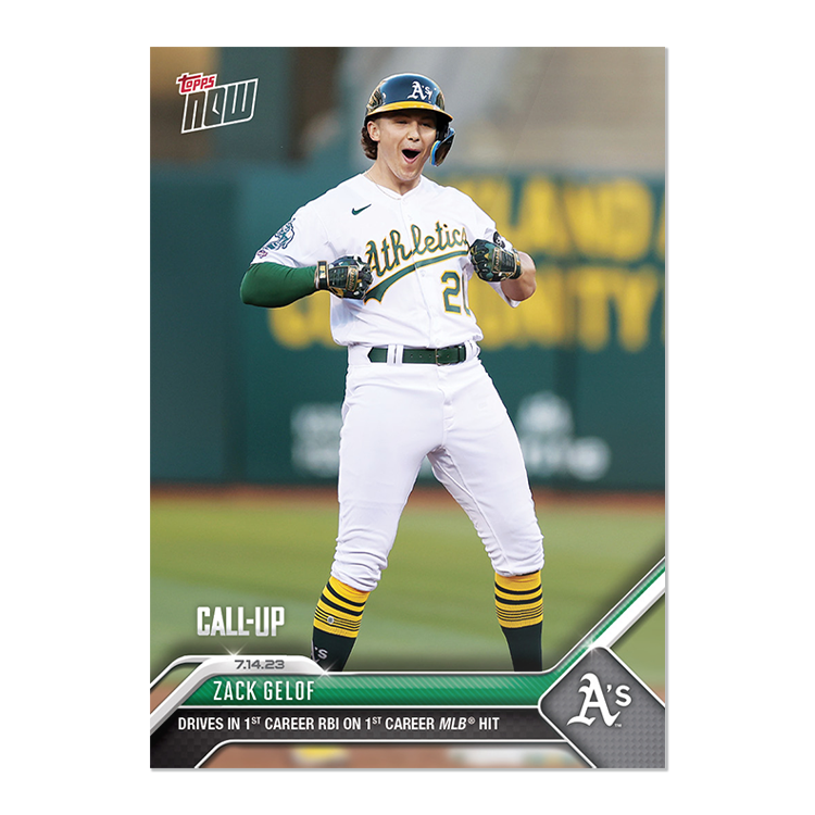 Zack Gelof  - 2023 MLB Topps NOW® Card 568 - PR: 1179