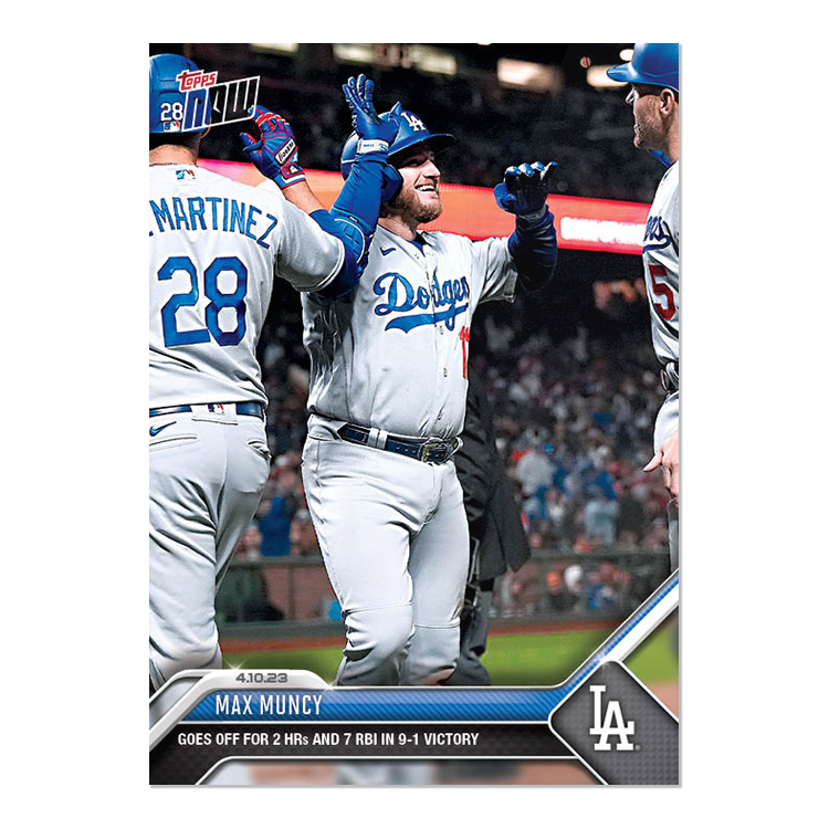 Max Muncy  - 2023 MLB Topps NOW® Card 94 - PR: 252