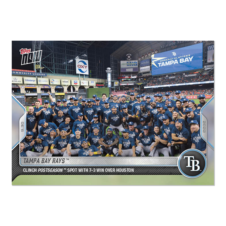 Tampa Bay Rays  - 2022 MLB Topps NOW® Card 987 - PR: 277